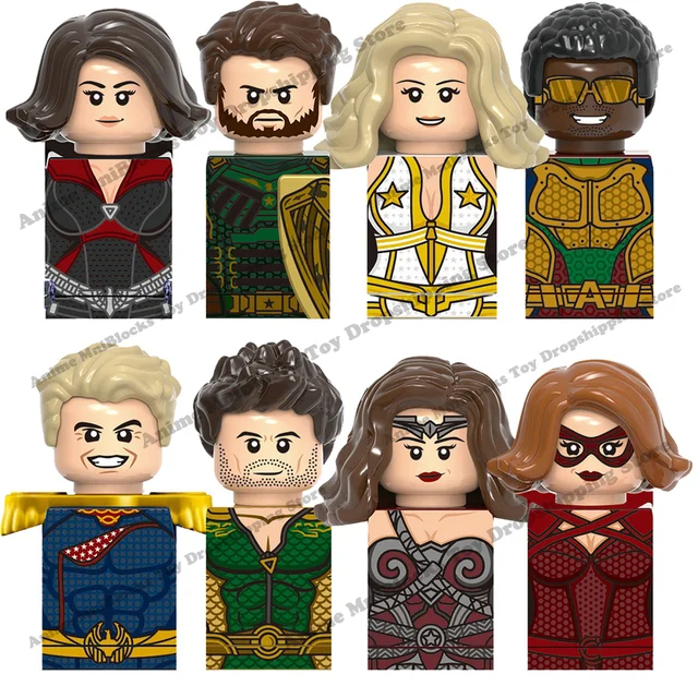 X0337 The Boys Homelander Starlight Queen Maeve Crimson Countess anime movies mini Action toy Figures Assemble toys kid gifts 1