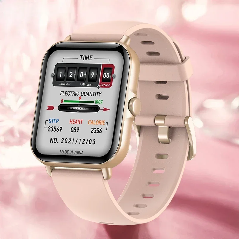 

2024 Bluetooth Call Smart Watch Women 1.69”Full Touch Screen Smart Wristwatch Music Control Watches Fitness Tracker Smartwatch