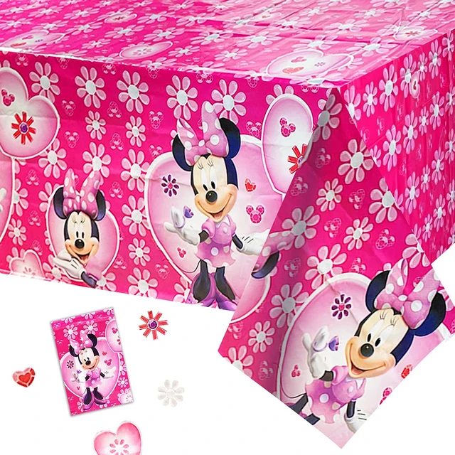 Decorazioni per tovaglie forniture per feste di compleanno Minnie