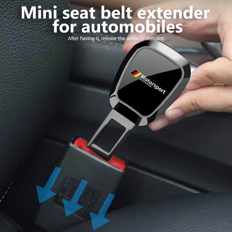 BMW 차량용 안전벨트 연장 플러그 안전벨트 클립 조절 연장기 성능 M 1 3 5 7 시리즈 E70 iX5 G38 F48 G20 E30