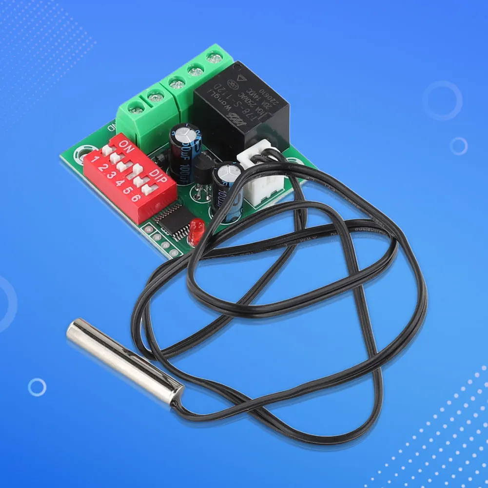 XH-W1701 디지털 온도 조절 기기, 조절식 온도 조절 스위치, 고정밀 온도조절기 모듈, DC 12V
