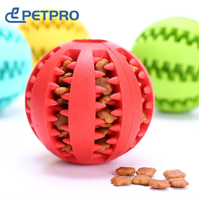 Toys for Dogs Ball Interactive Toys Dog Chew Toys Tooth Cleaning Elasticity  Small Big Dog Toys Rubber Pet Ball Toys