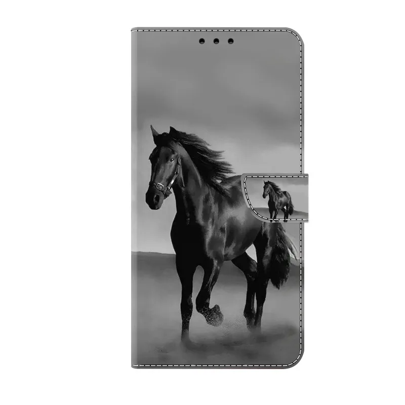 Deluxe Painted Wallet Stand Phone Case - Pixel 9 Pro Series