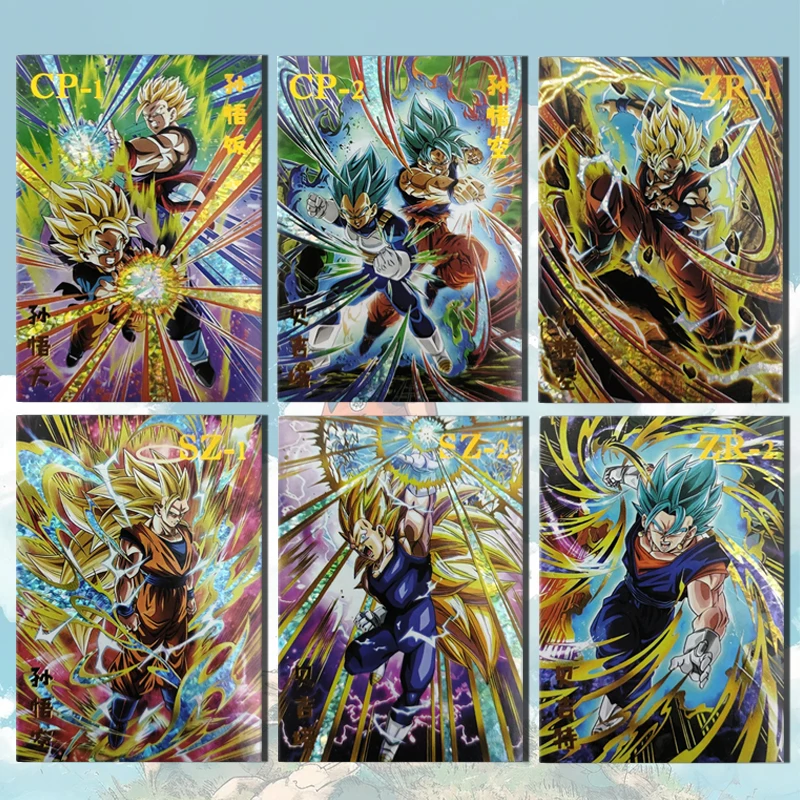 

Карточка из комиксов «Драконий жемчуг», ZR CP Card Son Goku Bejita Yonsei Vegetto Son Goten Torankusu, коллекционные игрушки для мальчиков, подарки на день рождения