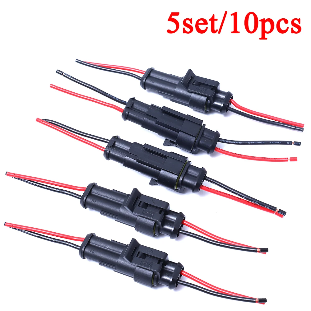 5set 3 Pin Way Sealed Waterproof Electrical Wire A... - Grandado