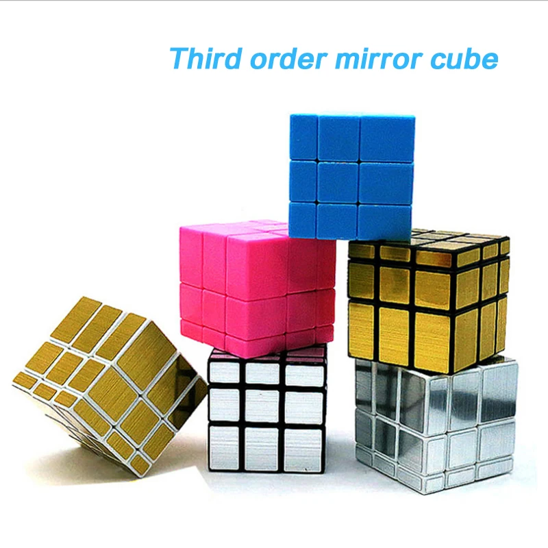 3X3X3 Puzzle Magico Cubo 3X3 Cubo Specchio Liscio Cubo Magico 5.7Cm Twisty Puzzle Cubo Giocattolo Per Bambini Bambini Cubo Magico Puzzl