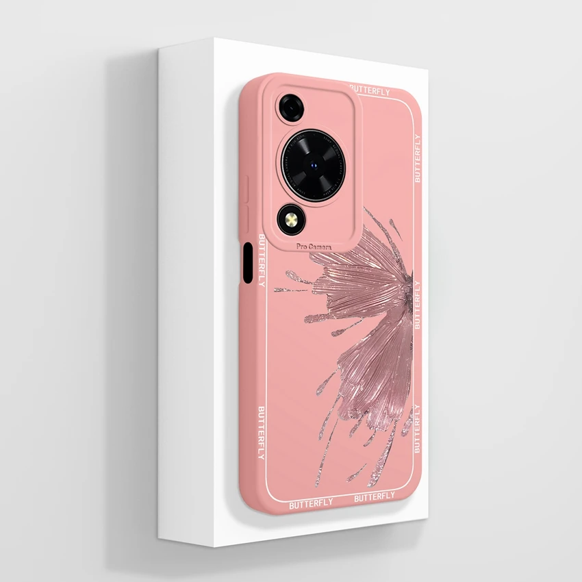 Beautiful Floral Liquid Silicone Phone Case