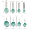 8PCS Measuring Cups Spoons Set For Baking Cake Pastry Cooking Utensils Stainless Steel Handle Kitchen Tools Accessories Gadget 2