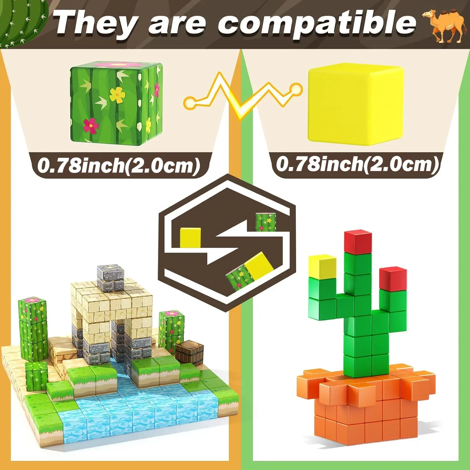 Blocchi magnetici di Minecraft | Blocchi magnetici da costruzione
