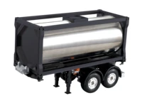 Toucan RC 1/14 20feet Metal RC Fuel Tank Trailer Truck for DIY TAMIYAYA Tractor Gift Toys 1