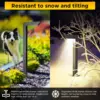 LED Low Voltage Landscape Pathway Light, 12V Premium 3000K/4000K/5000K Selectable Path Lights Wired, Modern Walkway Lights Outdo 3