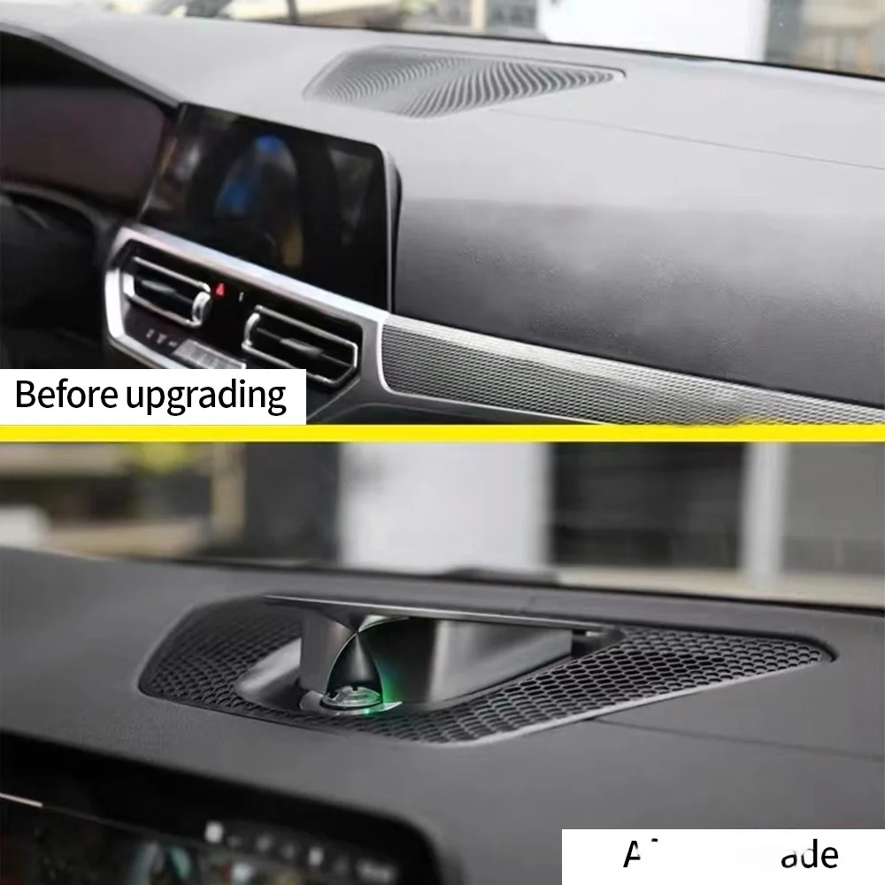 11색 LED 리프팅 센터 스피커 엠비언트 라이트 BMW G20 G22 G08 G01 X3 G02 X4 G05 X5 G06 X6 G07 X7 글로우 혼 오디오 커버