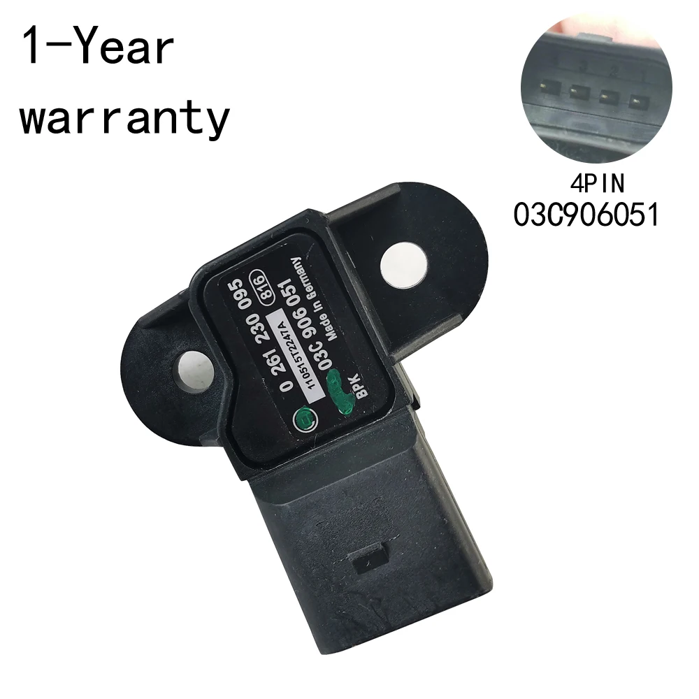 

Lntake pressure sensor For Audi A6L A4L A4 S4 A6 S6 A8 S8 A3 S3 Skoda Octavia Fabia VW Polo Santana Touran Lavuda 03C906051