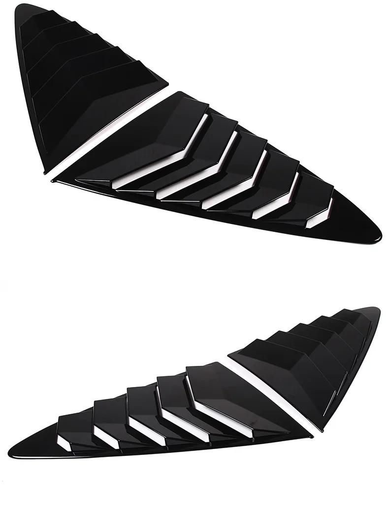 ジャガー 2013-2024 F-TYPE ABS ピアノブラック リアトライアングル  