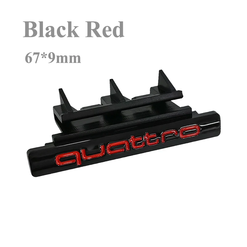 3d ABS Quattro Emblem Front Grill Abzeichen Audi Q5