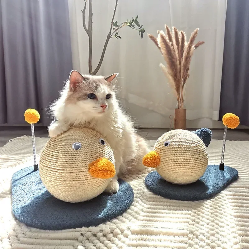 

Cats Scratching Board Cat House Scratcher Cat Tree InteractionToys Ball Pet Furnitures No Dander Hair Sisal Scrubs Pet Supplies