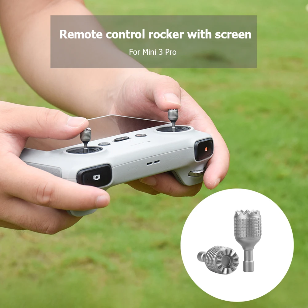 2 Pezzi Per Dji Mini 3 Pro Drone Telecomando Joystick Thumb Rocker Stick Protector Rod Per Dji Mini 3 Pro Drone Accessori