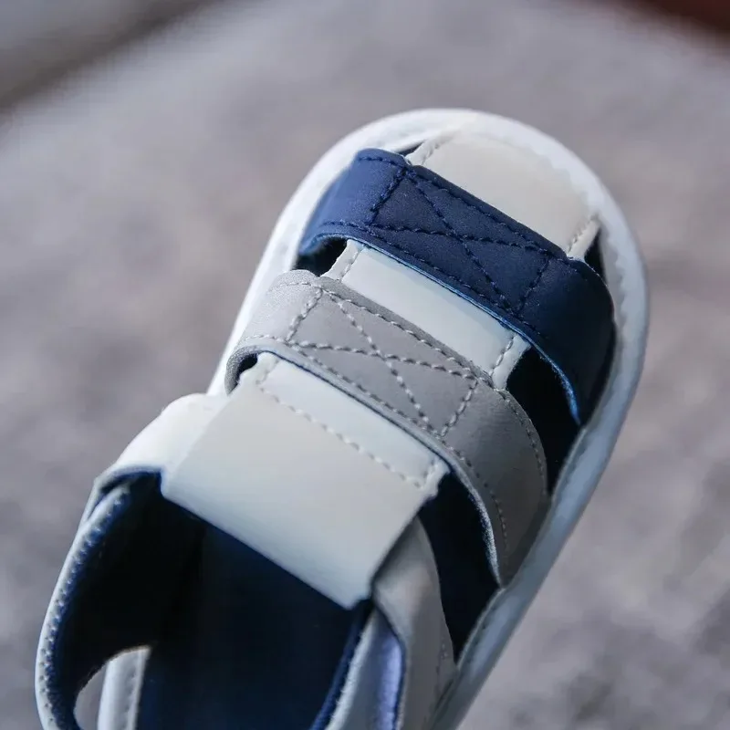 Infant Baby Boys Girls Sandals Summer Baby Flat Shoes Newborn Crib Shoes First Walkers Prewalkers Non Slip Walking Shoes