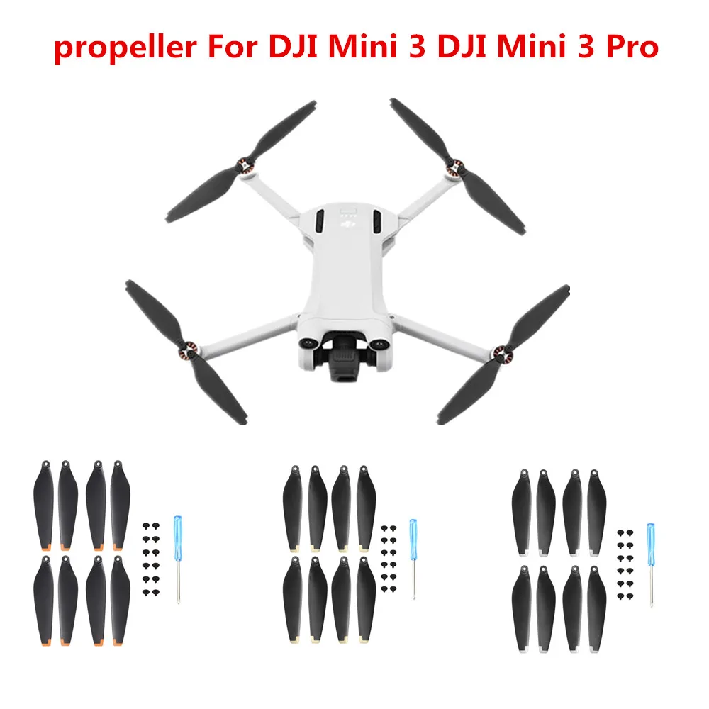 

Пропеллер кленовый лист для DJI Mini 3 Pro Аксессуары для Дронов весло с низким уровнем шума с винтами