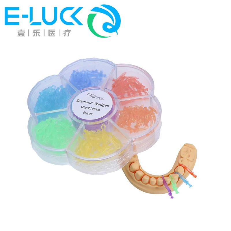 Dental Plastic Wedge Disposable Tooth Gap Wedge Diamond Interdental