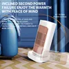 1300W Electric Heater 90° Oscillation Hot Air Blower PTC Ceramic Fan Heater Home Desktop Small Fast Heating Bedroom Room Warmer 4