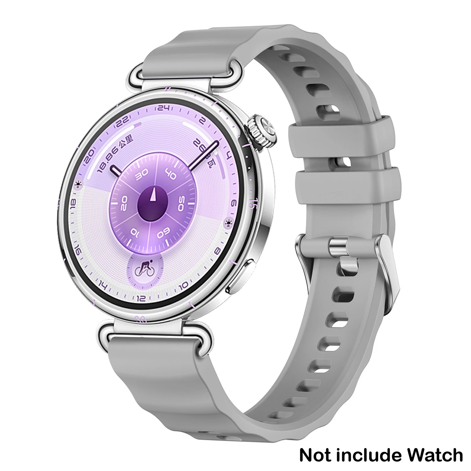 18mm Silicone Soft Sport Watchband Bracelet