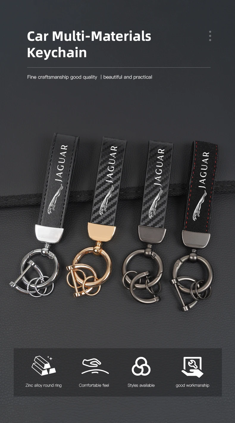 Car Leather Keychain