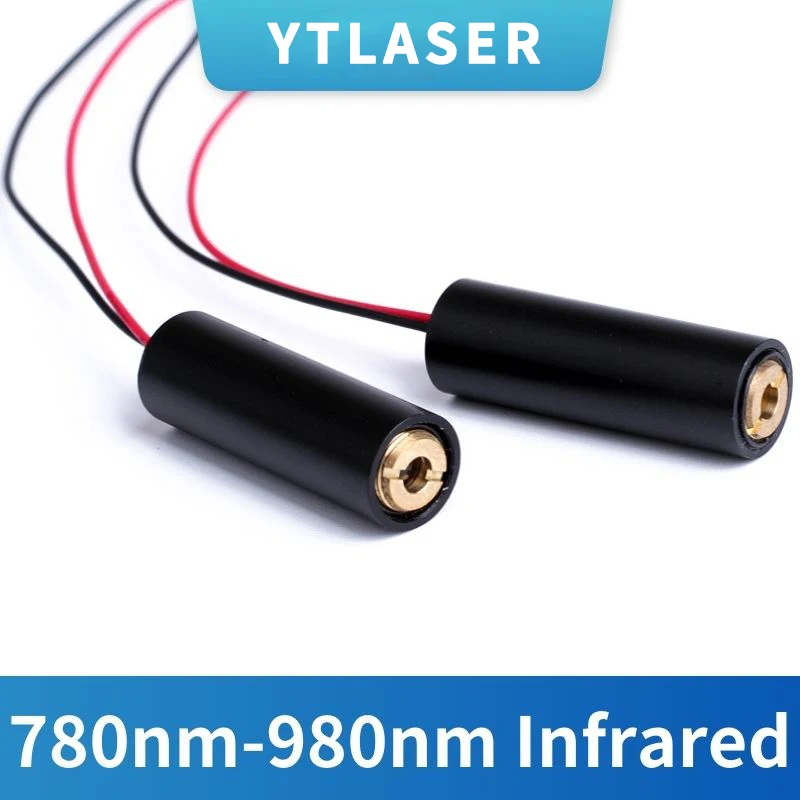 GLass Lens/PMMA Lens 780nm 830nm 850nm 980nm 1mW 5mW 10mW 200mW Focusable IR Dot Invisible Laser Module Positioning Lights laser module