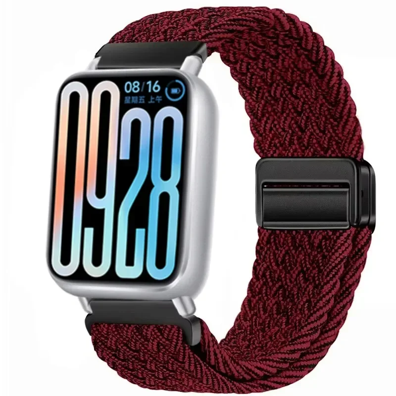 Nylon Braided Magnetic Buckle Strap - Breathable & Comfortable Replaceable Band
