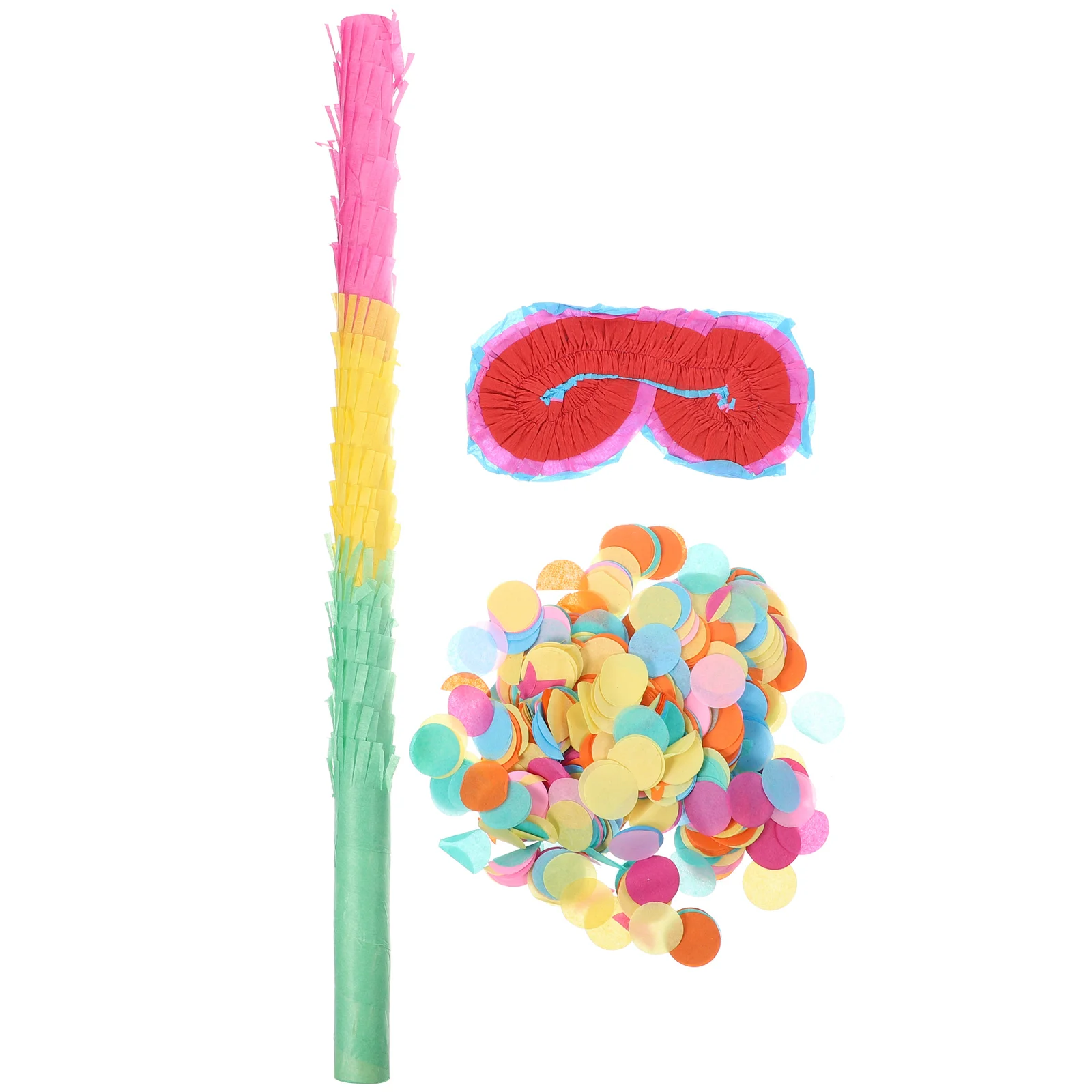 

Аксессуары Pinata, повязки на глаза для детей, наклейки, конфетти, бумажные детские очки