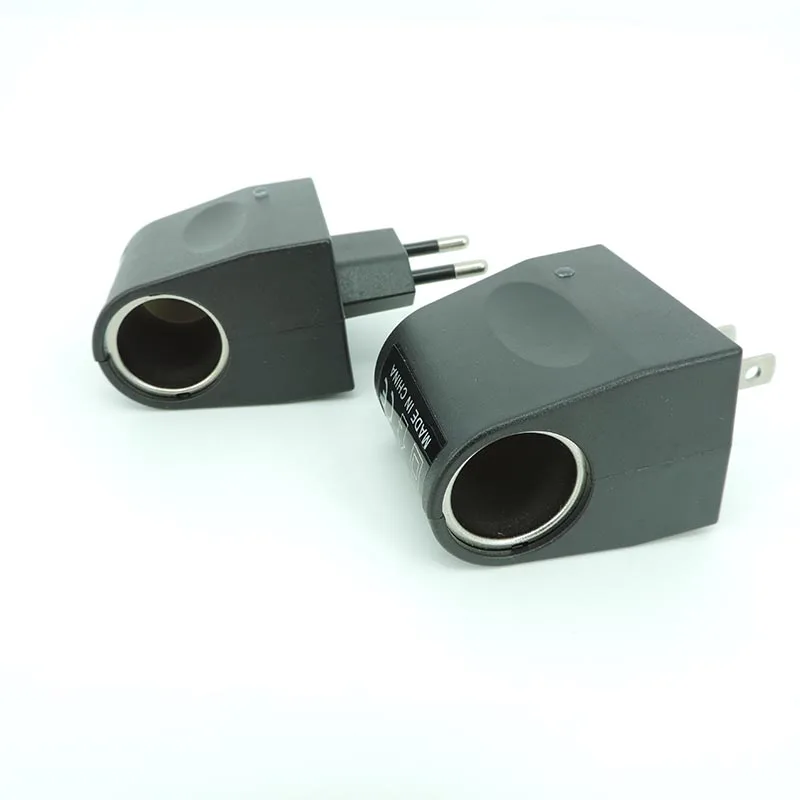 AC 220V To DC 12V 0.5a 1a 2a Car Cigarette Lighter Adapter EU Plug Auto Accessories Converter Interior Parts Black q1,plug adapter,electrical socket