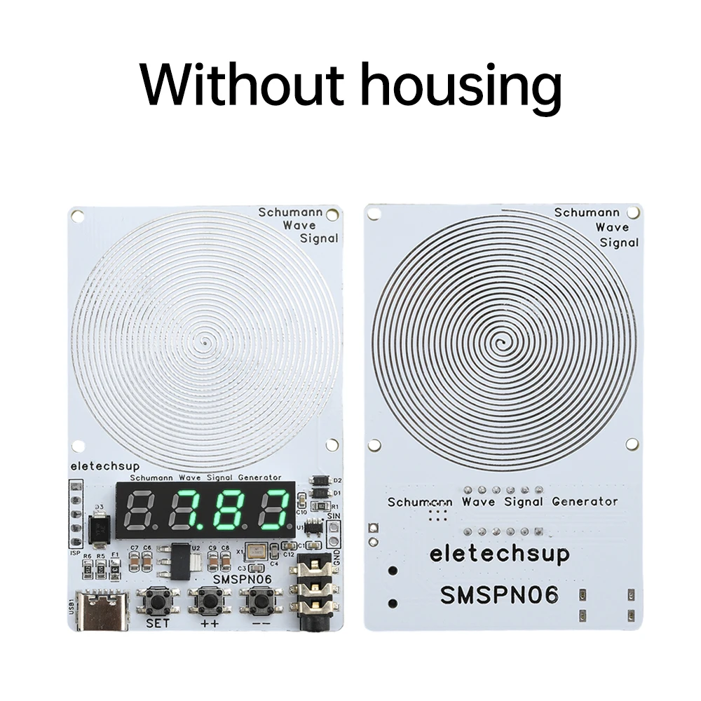 Adjustable Sine Wave Schumann Wave Generator with Green Display