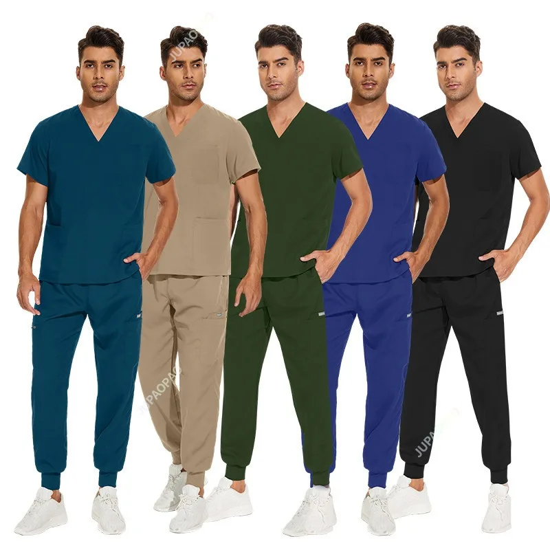 

Slim Fit Medical Scrubs Uniform Women Scrub Sets Nursing Accessories Hospital Surgery Gowns Dental Clinic Beauty Salon Workwear