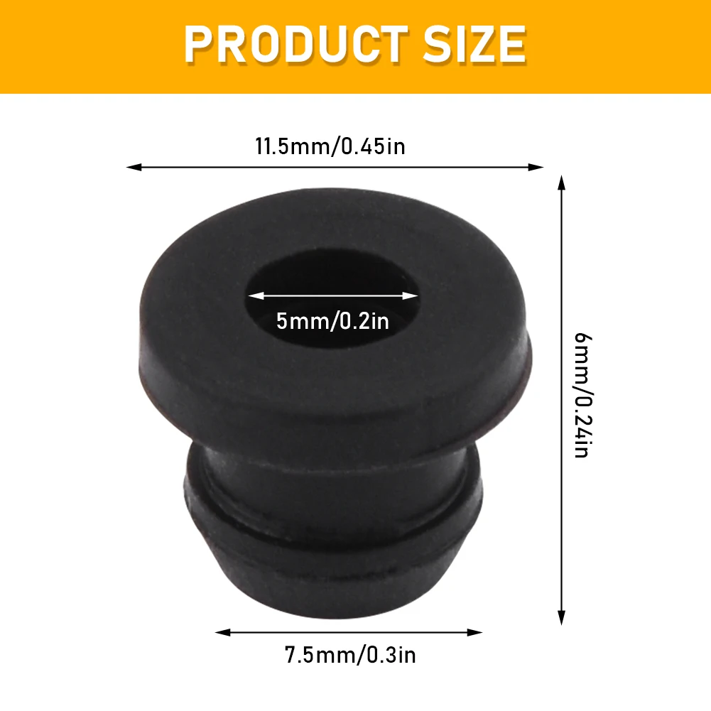 RV Stove Grommet 10pcs Top Domestic Effective Reduce Scratches Heat Resistant RV Stove Grommet rv stove grommet