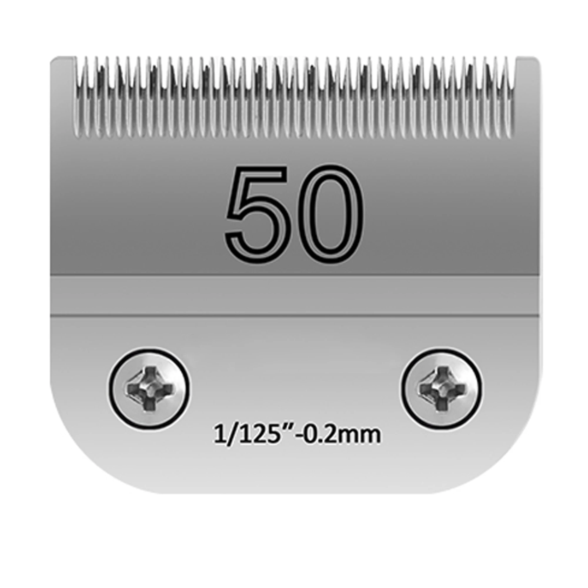 Pet Dog Grooming Clipper Blade,Compatible with Andis Size 50 Cut Length 1/125"(0.2mm),Compatible with Oster A5, fit for Wahl KM