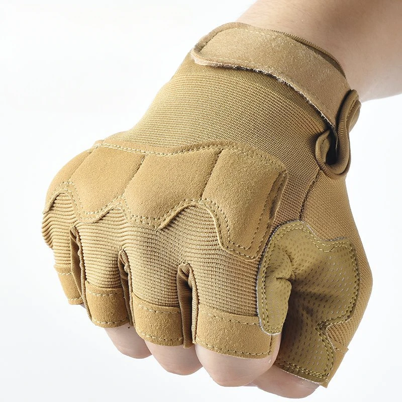 Sports Gloves Outdoor Motorcycle Gloves Sport Gloves Half Finger Cycling Men Women Knuckle Protection Sports Fitness Fingerless
