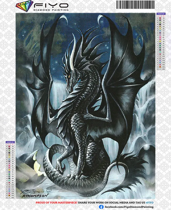 DIY 5D Diamond Painting Animal Dragon Cartoon Picture Full Diamond Art  Mosaic Embroidery Cross Stitch Kits Home Decor cuadros - AliExpress