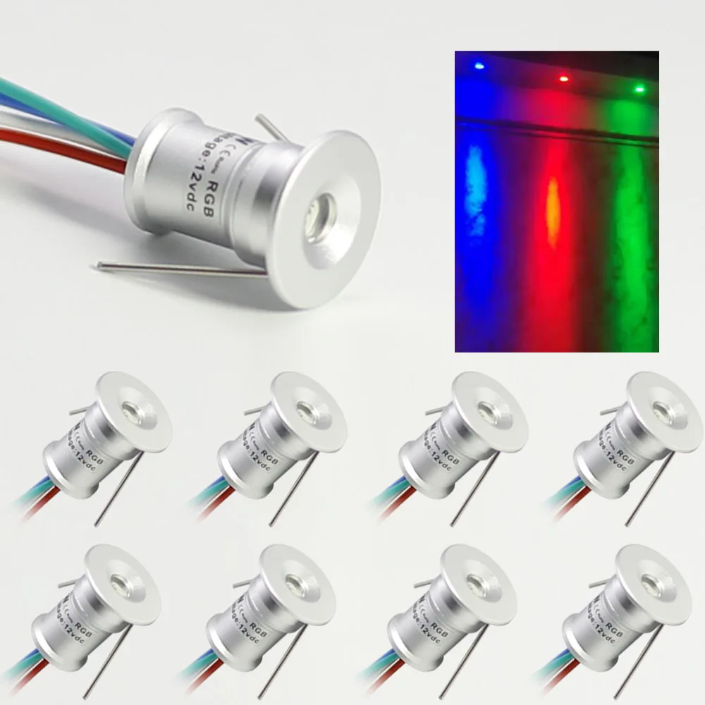 DC12V LED Mini Spotlight Recessed Ceiling Star Down Light KTV Bar Party Stage Colorful Light RGB Gypsum Board Small Spot Lights led downlight,led spotlight