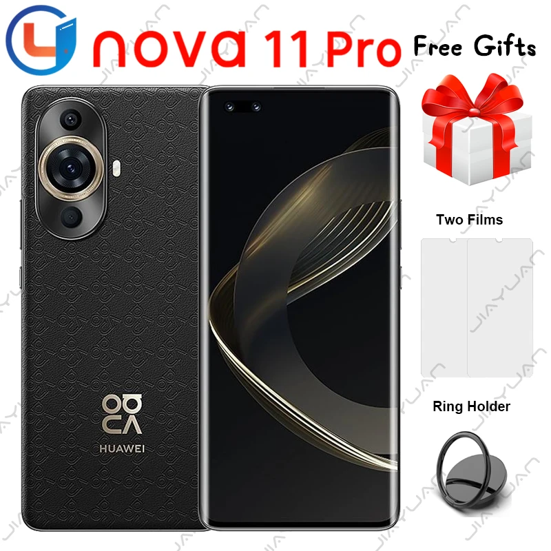 Nuovo Telefono Cellulare Originale Huawei Nova 11 Pro 4G 6.78 "Kunlun Glass Snapdragon 778G Harmonyos 3.0 100W Smartphone Supercharge