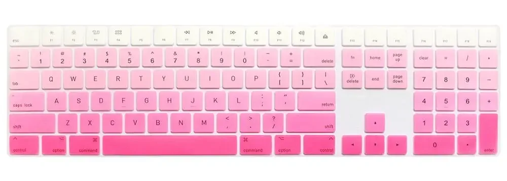 Apple Magic Keyboard Silicone Cover - US English Numeric Pad Edition, Multicolor