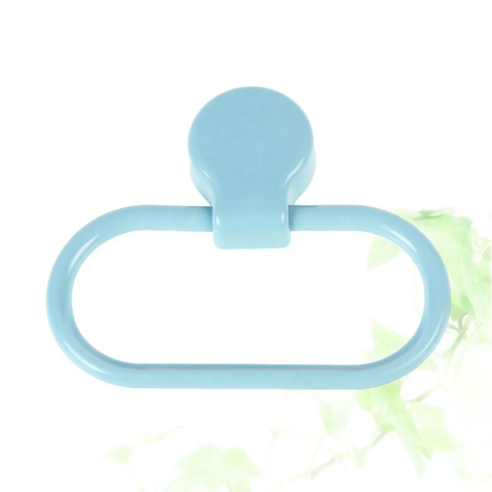 

Towel Holder Ring Bathroom No Dilling Plastic Towel Rack Wall Mounted Hand Towel Storage Rack Towel Organizer Kitchen Bathroom