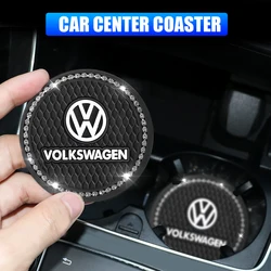 Mata diamentowy kubek mata antypoślizgowa na wodę do Volkswagen VW Golf Polo Tiguan Passat B6 Jetta Touran CADDY GTI Touareg TDI MK4