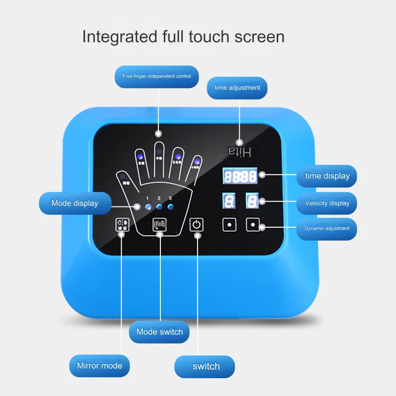Portable rehabilitation robot Gloves Stroke Hemiplegia Cerebral Infarction Trainer Finger Exerciser Hand Function Repair 3