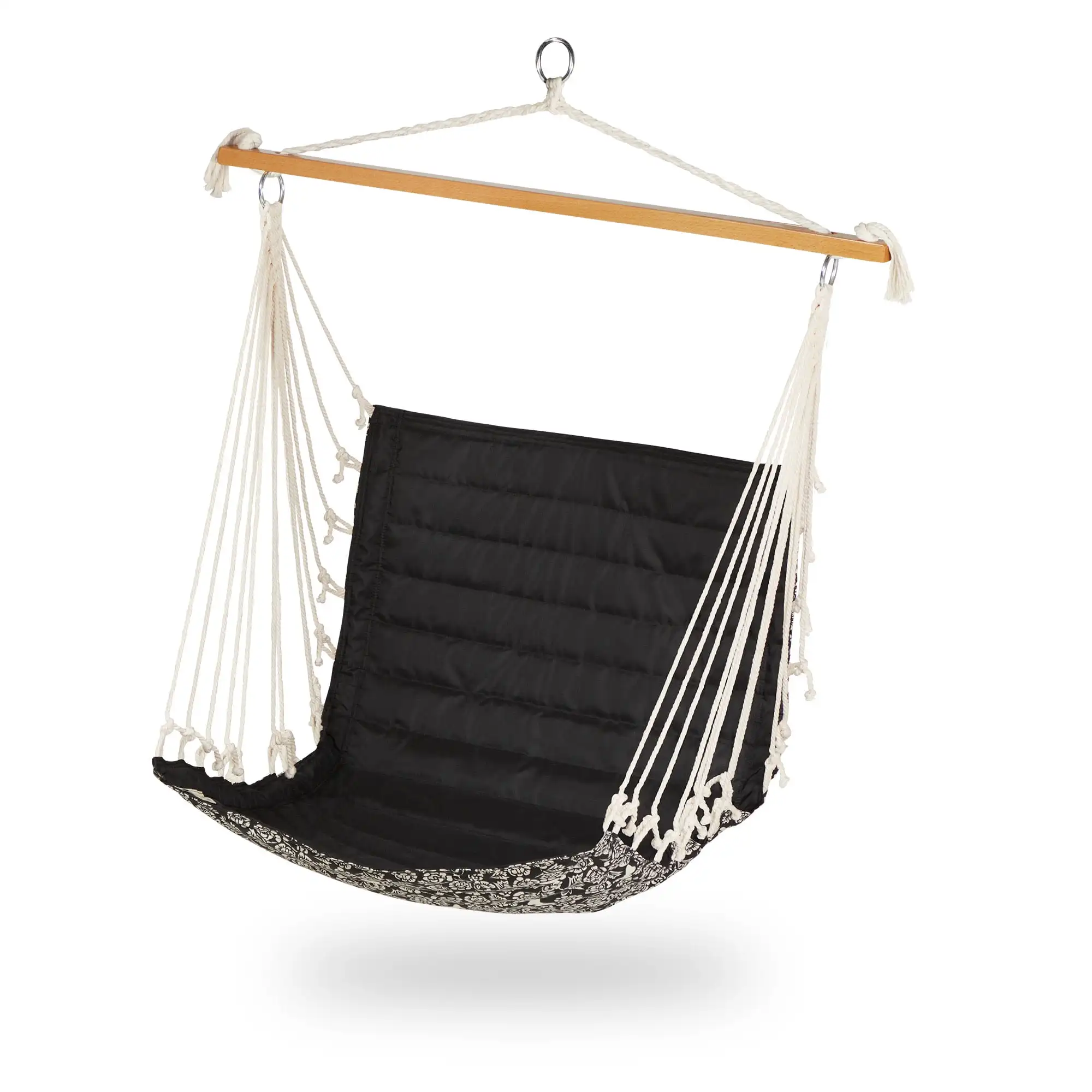 

Outdoor Hammock Chair, Flores Eternas, Black