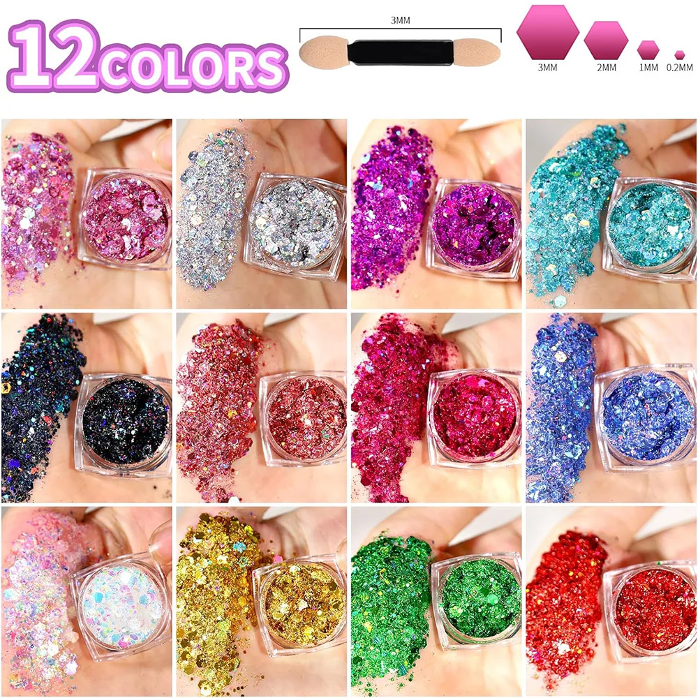 Glitter Gel Application