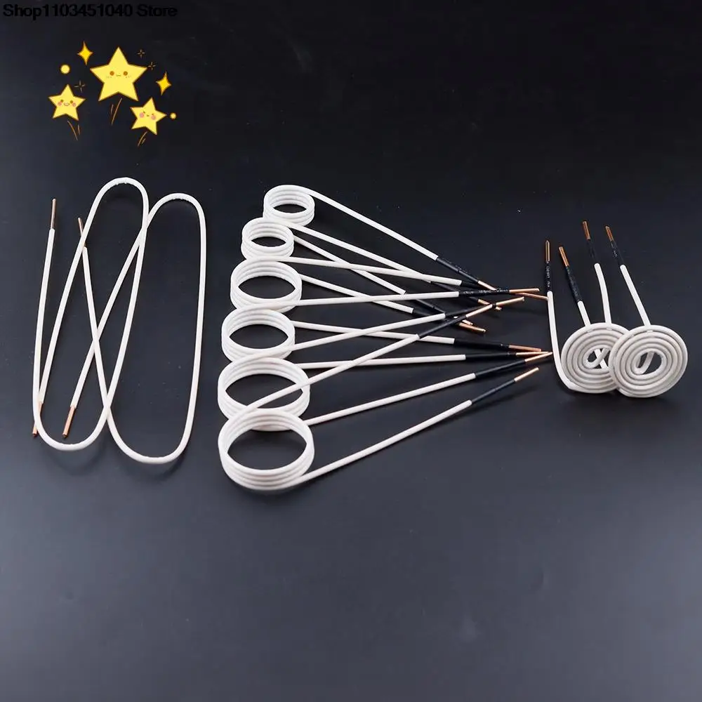 8/10Pcs Mini Magnetic Heater DIY Induction Coils Induction Coil Ductor Magnetic Heater Kit Flameless Heat Accessories
