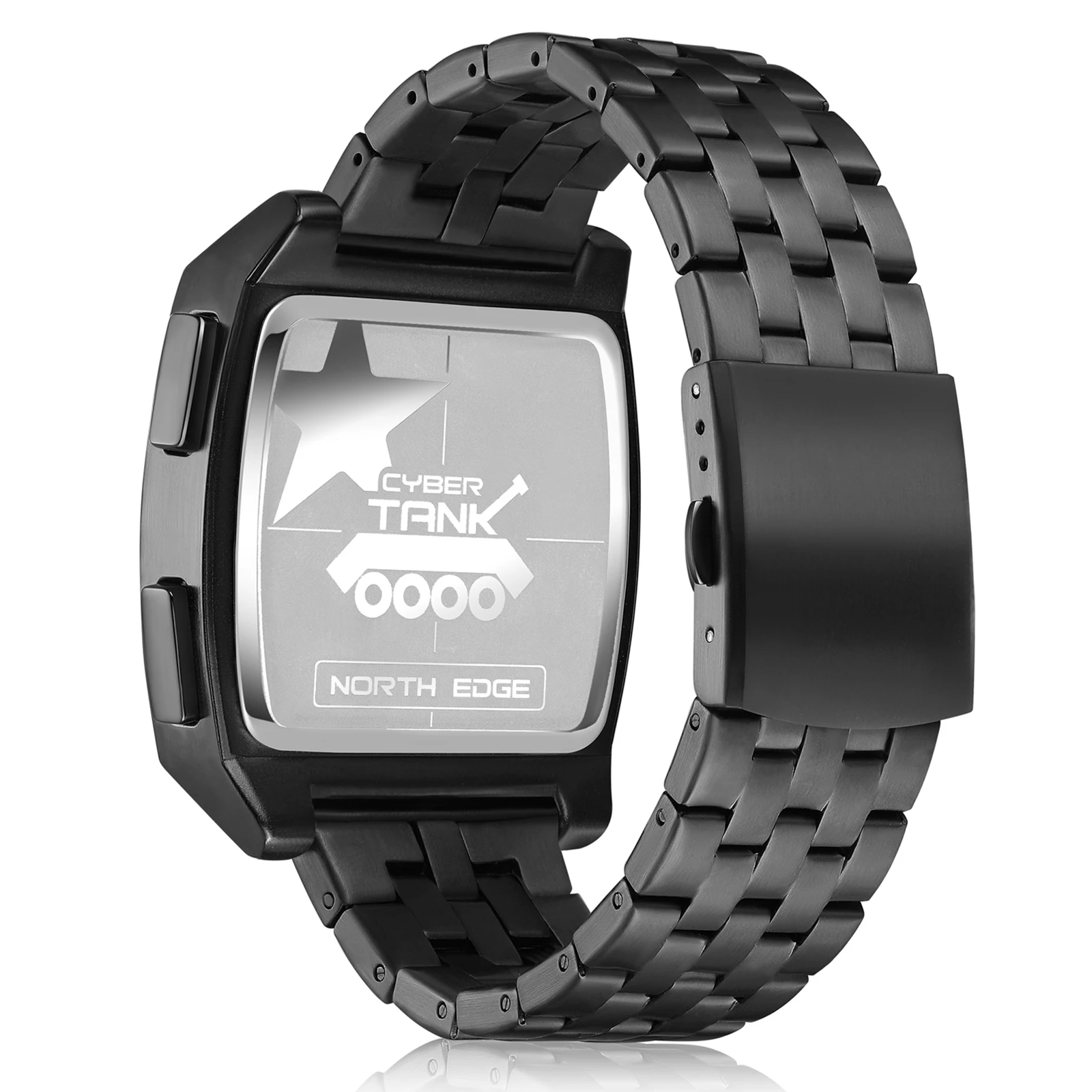 NORTH EDGE Men Digital Sport Watch 50M Waterproof Wrist Watch with Stopwatch Alarm Clock LED Backlight Fashion Mens