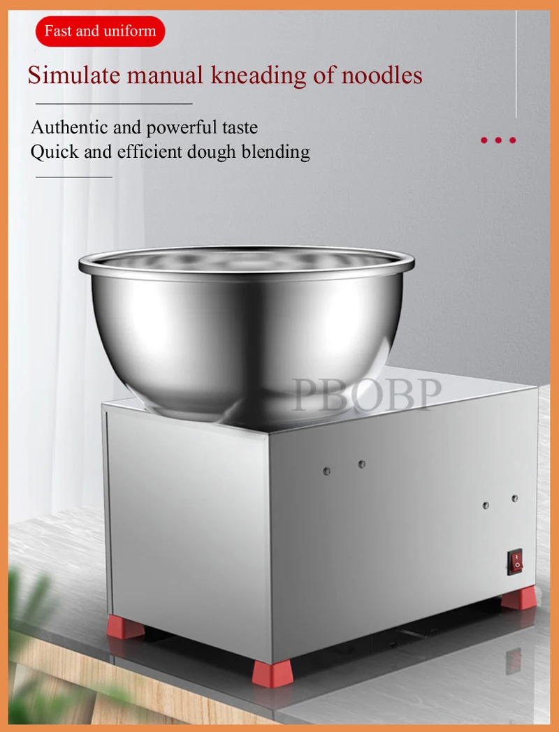 Description Picture 4 of itemPBOBP Home Kitchen Appliances Flour Dough Mixer Machine Kneading Electric Food Stirring Pasta Mixing Make Bread Noodles