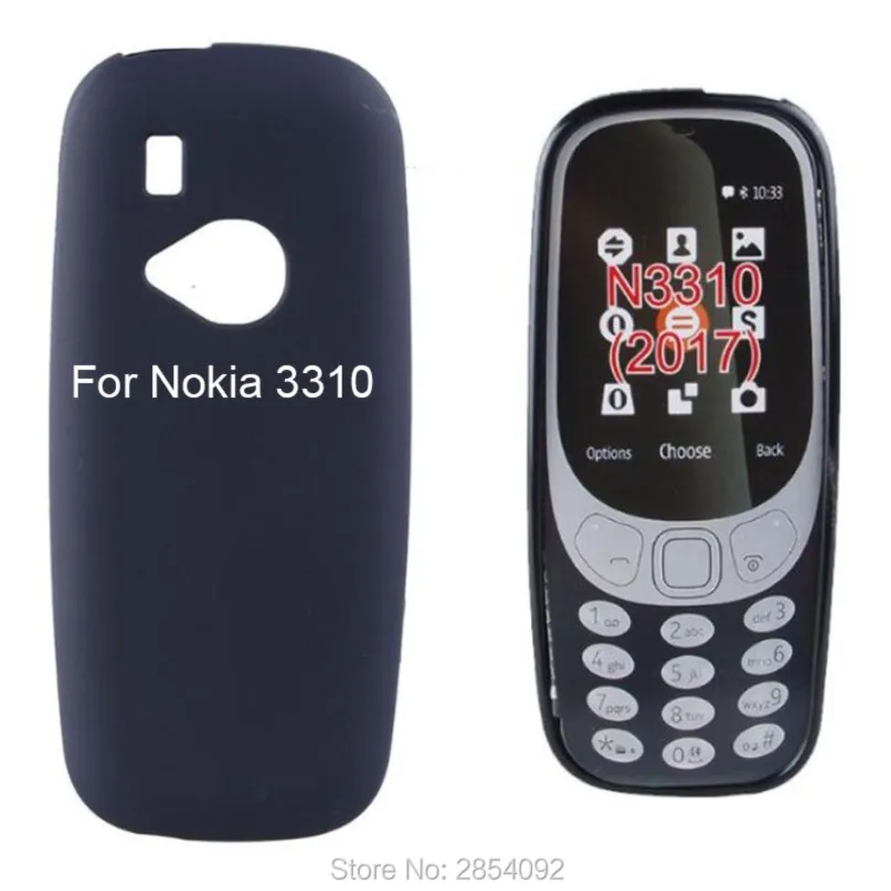 Per Nokia 3310 Custodia Sottile Nera Opaca In Gel Tpu Per Nokia 3310 2017 2.4 Pollici Dual Sim Cover Protettiva In Silicone Per Telefono