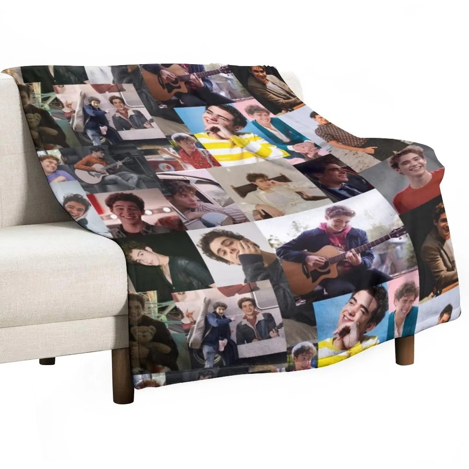 

Joshua Bassett collage Throw Blanket Blanket Luxury Giant Sofa Blanket